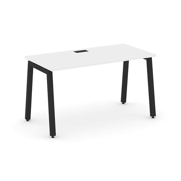 Стайл Проджект Стол письменный SN-5A.SP-021 Белый/Металл Черный 980*800*750 - Вид 1