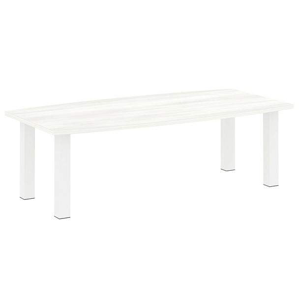 Yalta Стол переговорный LT.SP-2 Снежная патина/Белые опоры 2400*1200*750 - Вид 1