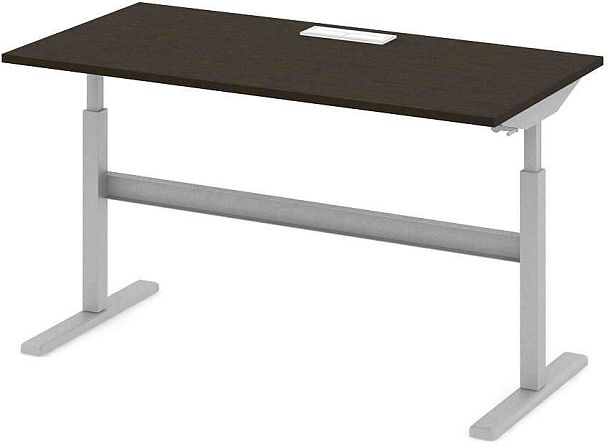 Стол офисный рабочий "Трансформер"  ПК-ТРС-СТ160Х80КК/МРМ-В1-179 дуб ферраре - Вид 1