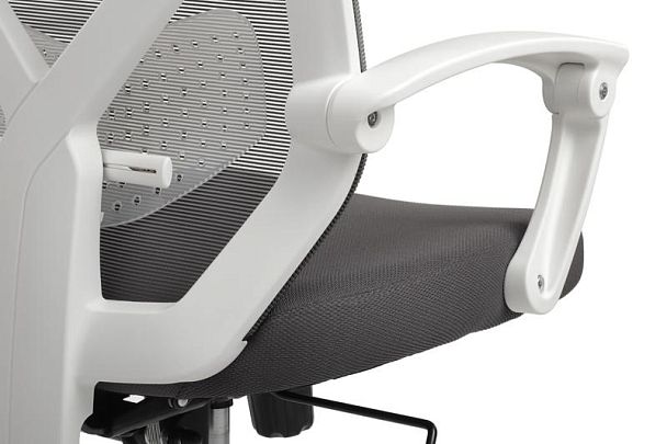 Кресло Oliver RCH W-203AC Белый пластик/Серый - Вид 10
