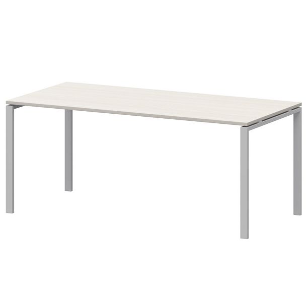 Стол на металлокаркасе для заседаний АМ-0058 Ясень шимо/Белый 1800x850x760 Арго-М - Вид 1