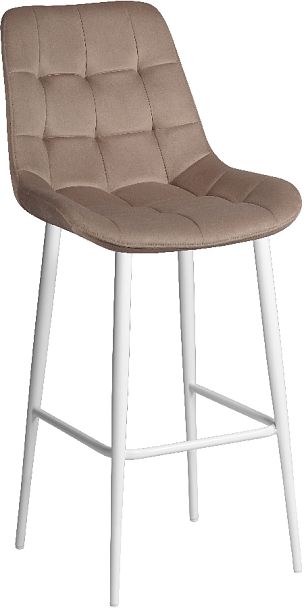 Барный поворотный стул Эйден, Confetti latte/белый - Вид 4