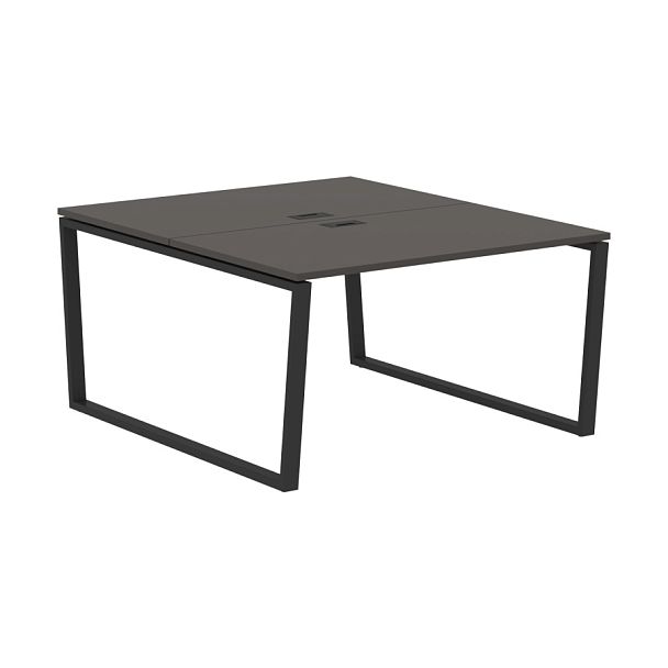 Стол 2-х местный EVWST 1316 Мокко/Черный 1360х1606х750 EDIS - Вид 1