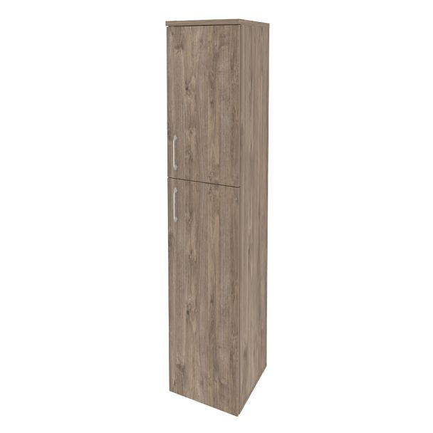 Onix Шкаф высокий узкий правый O.SU-1.8 (R) Тиквуд темный 400*420*1977 - Вид 1