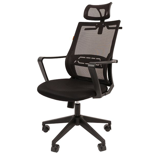 Кресло CHAIRMAN 545, ткань/сетка, черный - Вид 2