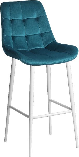 Комплект барных стульев Эйден, Confetti izumrud/белый, 2 шт. - Вид 3