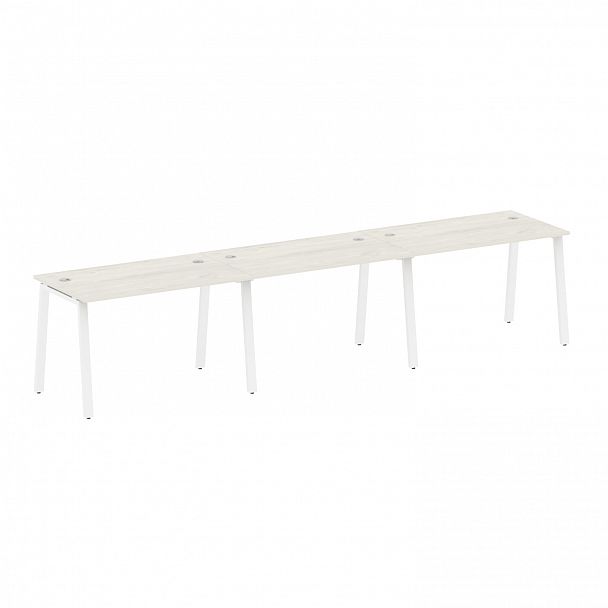 Рабочая станция "Metal System" БА.СМ-3.2 дуб наварра/белый - Вид 1