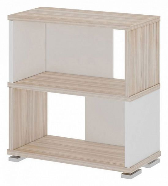 Стеллаж СБ-10/2 Карамель/Белый - Вид 1