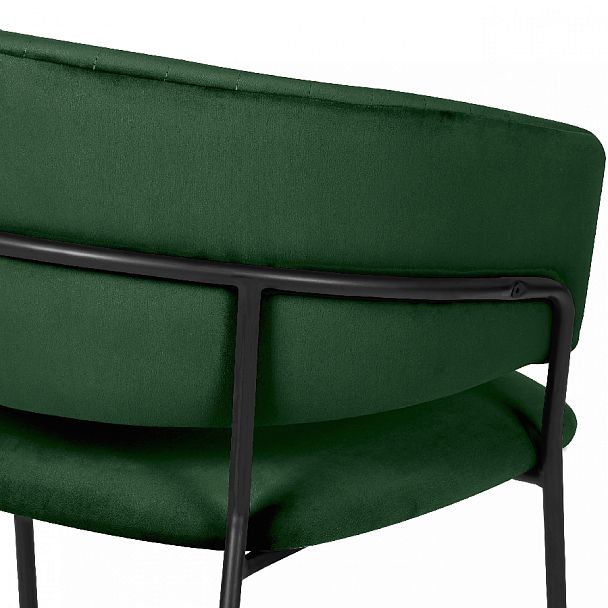 Комплект кухонных стульев Даксон зеленый велюр/черный, 3 шт. - Вид 9