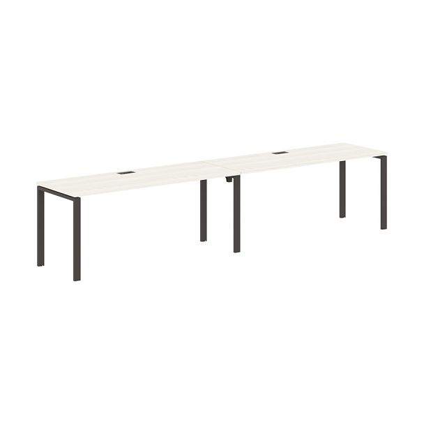 Стол 2-х местный EUWST 3567 Ясень Траун/Мокко 3526х670х750 EDIS - Вид 1