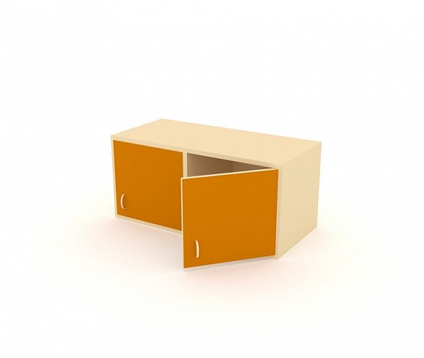 Надставка для купальных принадлежностей на шкафы ШГ-2Б оранжевый - Вид 1