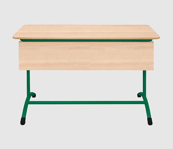 Стол ученический Мега ЛДСП 2М (Н), двухместный, нерегулируемый, с экраном ЛДСП (дополнительные цвета RAL), гр.7 - Вид 2