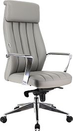 Премиум кресло Everprof Tokyo (Токио) Экокожа Серый - Фото предпросмотра