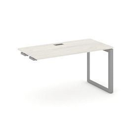 Стайл Проджект Некст / Style Project Next Стол-приставка к опор. элем. SN-59O.OPRS-021 Дуб Наварра/Металл Серый/Серебро Заглушка 980*800*750 - Фото предпросмотра