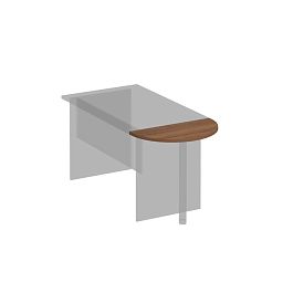 Приставка к столу без опоры Комфорт К.202 французский орех - Фото предпросмотра