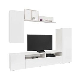 гостиная Аннели белый/глянец белый - Фото предпросмотра