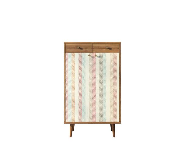 Комод Berber два ящика и дверки 45 принт арт BB46/Print_45 - Вид 1