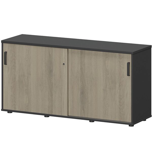 Тумба-купе СМТ-15.7К Тип1 Графит/Кронберг 1496x444x750 Смарт - Вид 1