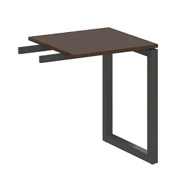Metal System Quattro Приставной элемент на О-образном м/к 50БО.ПР-1 Венге/Антрацит металл 600*600*750 - Фото предпросмотра