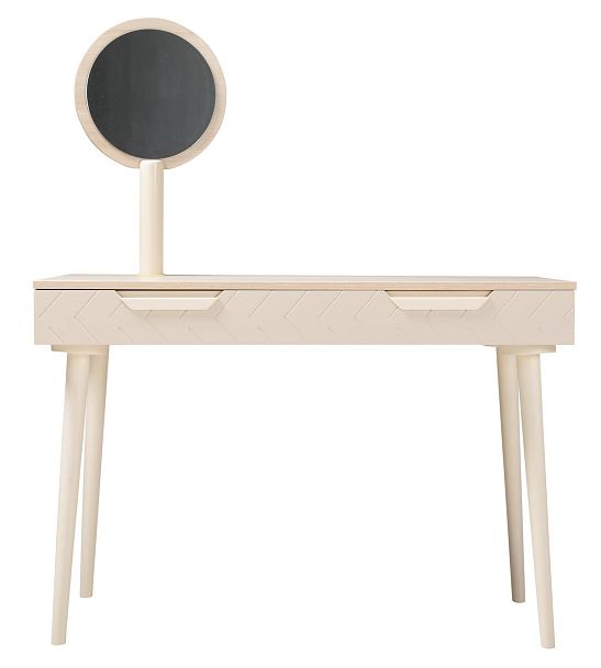 Зеркало для стола туалетного Сканди Жемчужно-белый - Вид 4