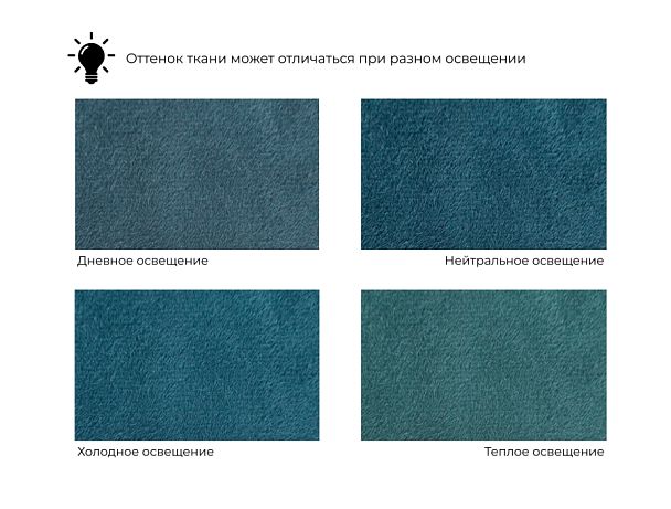 Диван прямой Лига-110 НПБ Велюр синий - Вид 12