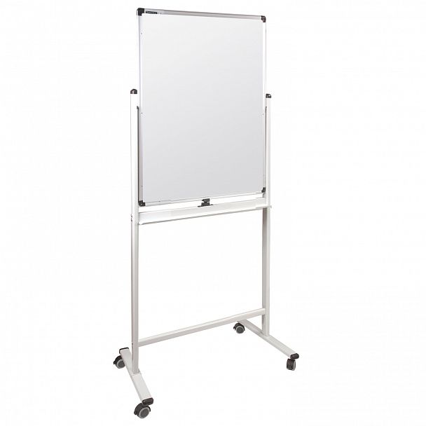 Доска магнитно-маркерная НА СТЕНДЕ 60х90 см, 2-сторонняя, ГАРАНТИЯ 10 ЛЕТ, BRAUBERG Premium, 236850 - Вид 2