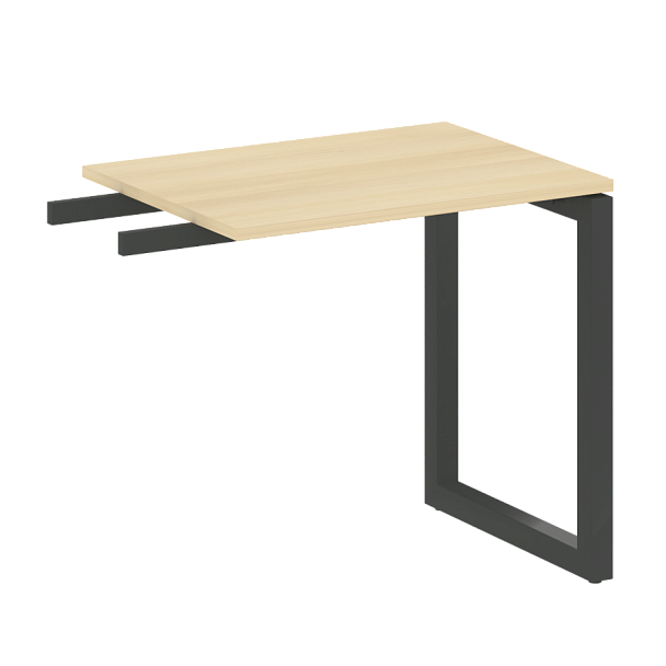 Metal System Quattro Приставной элемент на О-образном м/к 50БО.ПР-2 Акация/Антрацит металл 800*600*750 - Вид 1