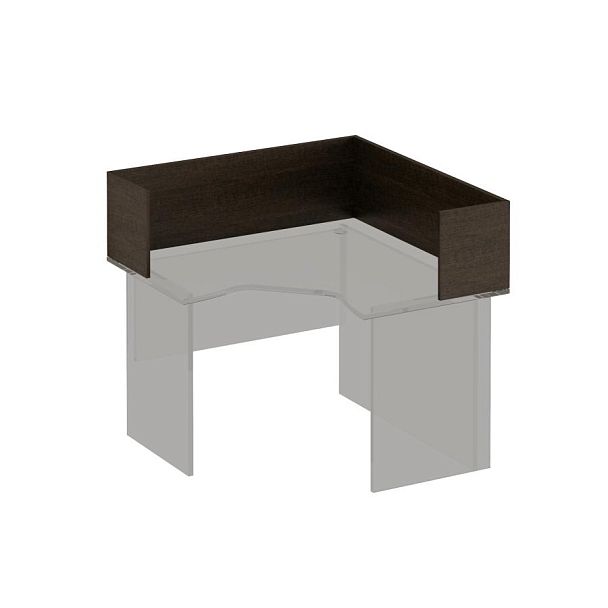 Настольная перегородка-угол Формула ФР 422 венге темный - Вид 1