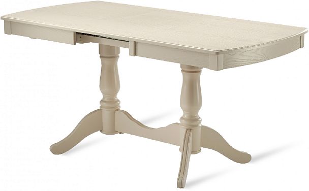 Стол деревянный раздвижной Брэйт 120(160)х80х76 Cлоновая кость - Вид 5