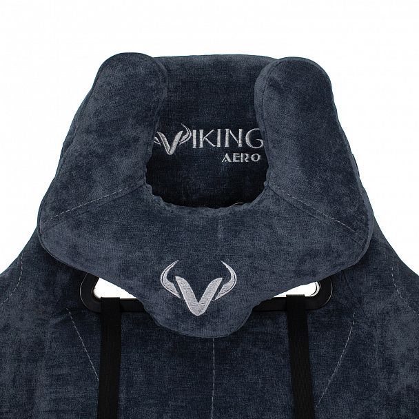 Кресло компьютерное Zombie VIKING KNIGHT, 2 подушки, ткань, синее, 1372993 - Вид 22