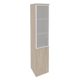 Onix Шкаф высокий узкий левый O.SU-1.2 R (L) Дуб аттик 400*420*1977 - Фото предпросмотра