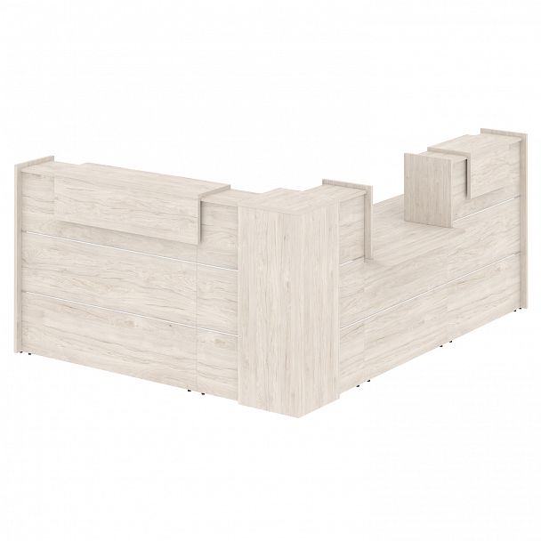 Ресепшн Г-образный "Onix" O.R-K-31 денвер светлый - Вид 2