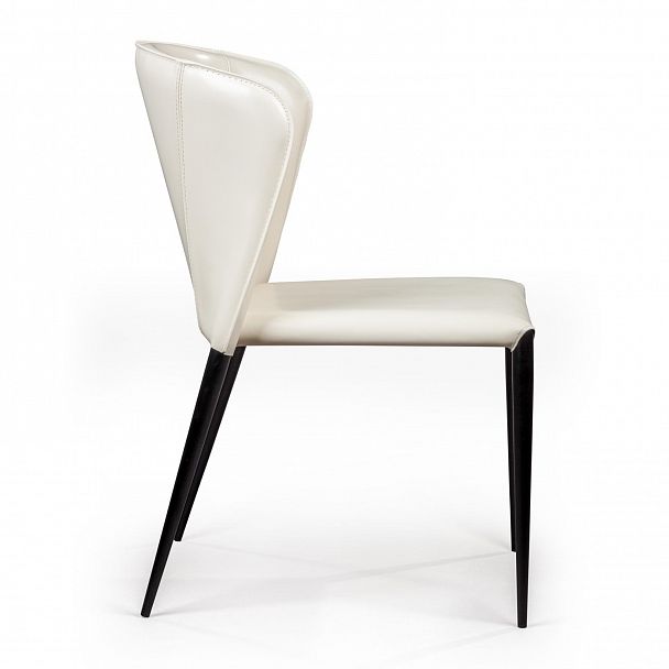 Стул Albert, кожа бежевый, стопируемый - Вид 4