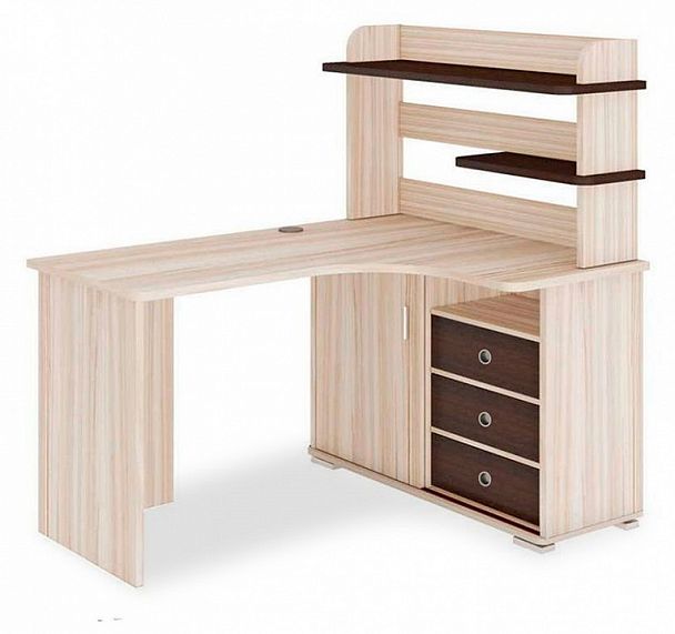 Стол компьютерный Домино СР-145 Венге/Карамель правый - Вид 1