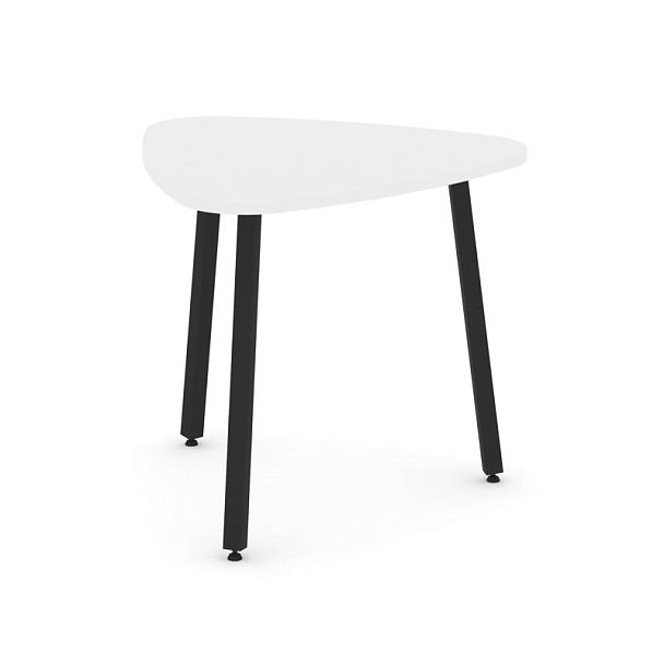 Стайл Проджект Стол переговорный SN-4.SPRG-70.3 Белый/Металл Черный 900*900*750 - Вид 1