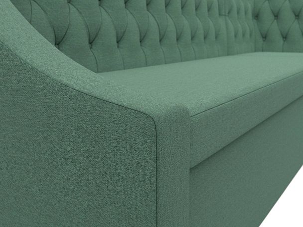 Диван кухонный угловой Мерлин правый угол Рогожка зеленый - Вид 4