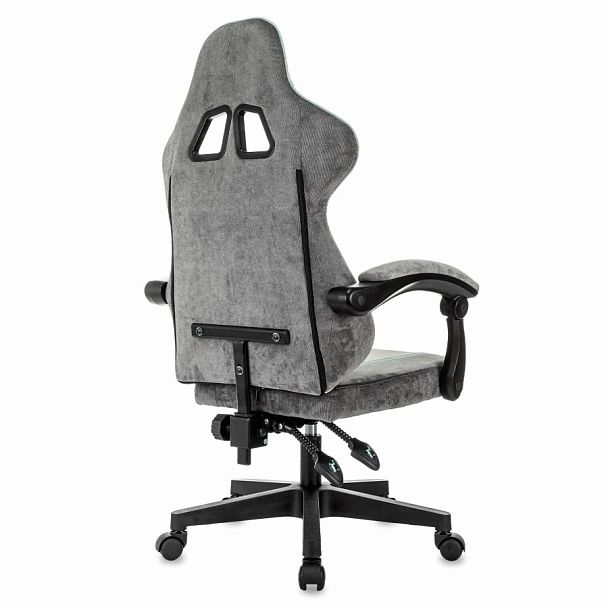 Кресло компьютерное BRABIX "Shooter GM-123", 2 подушки, ткань, серое, 533192 - Вид 6