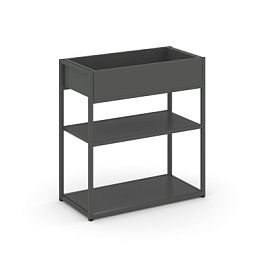 Rift Стеллаж металлический низкий приставной RF.STM-011 Антрацит/Металл Антрацит 596*350*750 - Фото предпросмотра