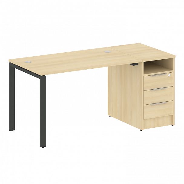 Рабочая станция "Metal System" БП.РС-СТП -1.2 акация/антрацит - Вид 1