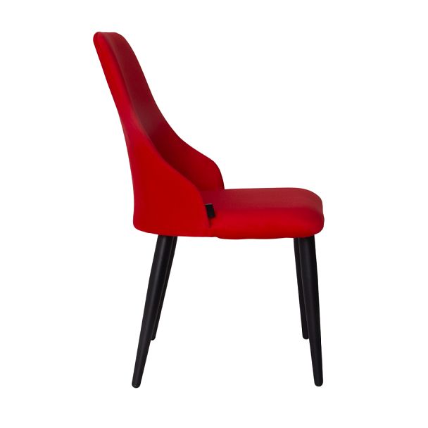 Стул Аэр, велюр Evita 29, металл 40*20 RAL 9005 - Вид 4