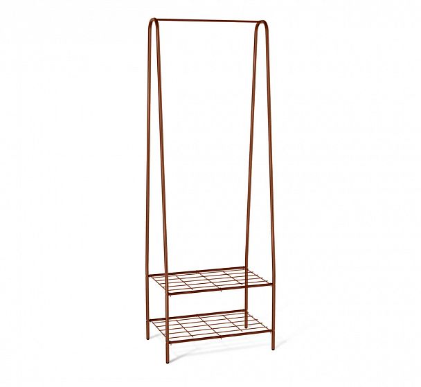 Вешалка гардеробная Sheffilton SHT-WR18 медный металлик/черный - Вид 2