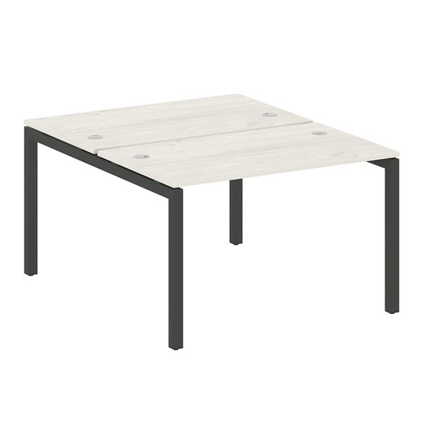 Metal System Quattro Р. ст. на П-образном м/к 50БП.РАС-СП-2.2 Дуб наварра/Антрацит металл 1200*1475*750 - Вид 1