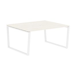 Стол 2-х местный EVWST 1513 Ясень Траун/Белый 1560х1346х750 EDIS - Фото предпросмотра