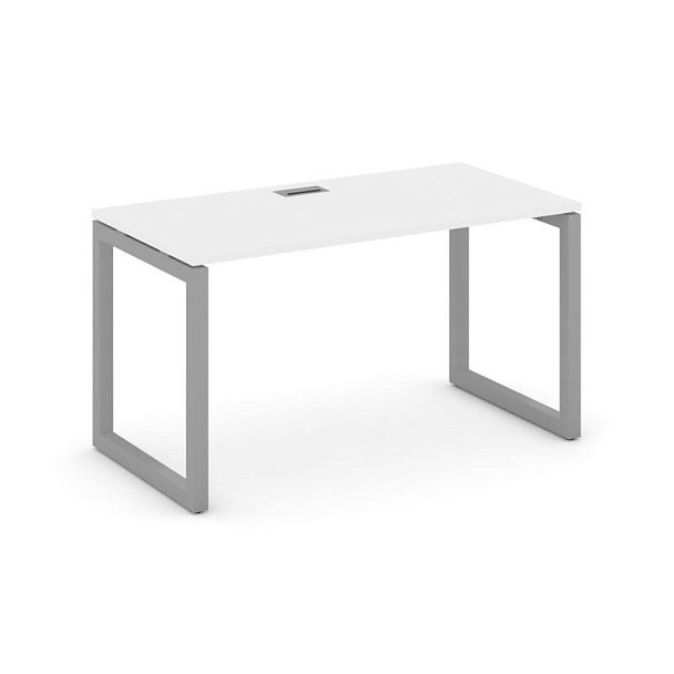 Стайл Проджект Стол письменный SN-5O.SP-003 Белый/Металл Серый 1380*600*750 - Вид 1