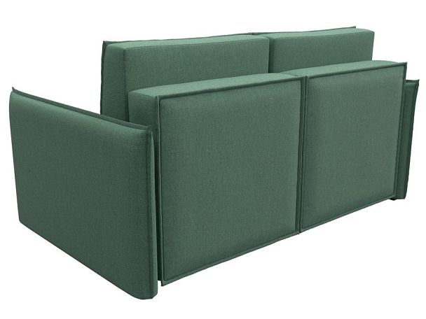 Диван прямой Либерти мини Рогожка зеленый - Вид 6