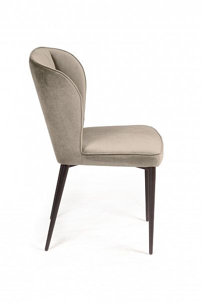 Стул Next, бархат пепельно-бежевый 25 - Вид 3