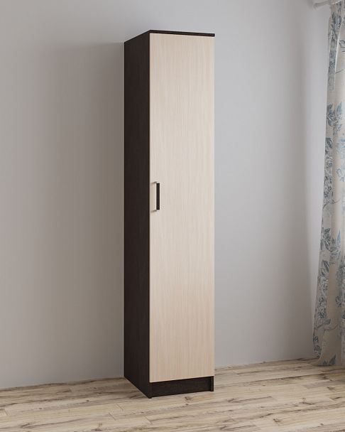 Пенал Лагуна-04 (2100х400х510) венге/дуб молочный - Вид 1