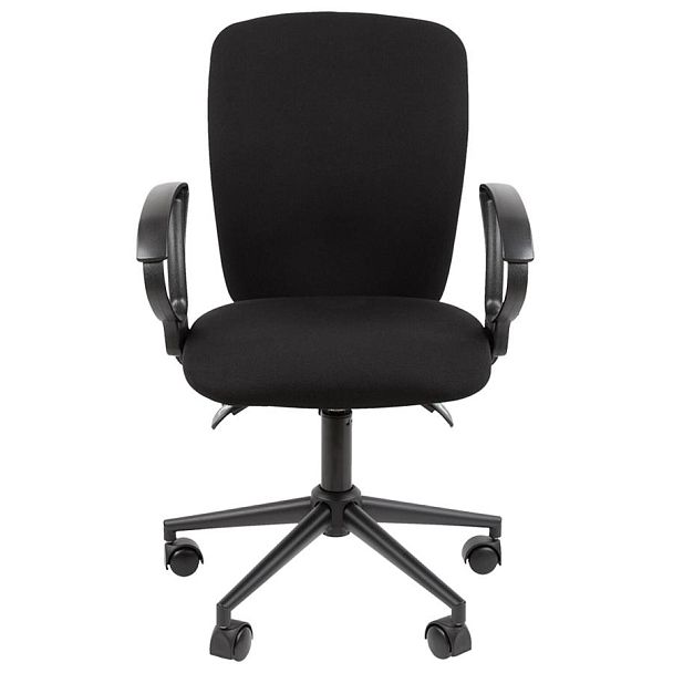 Кресло офисное Chairman CH 9801, пятилучие металл, ткань, черное, 7150934 - Вид 4
