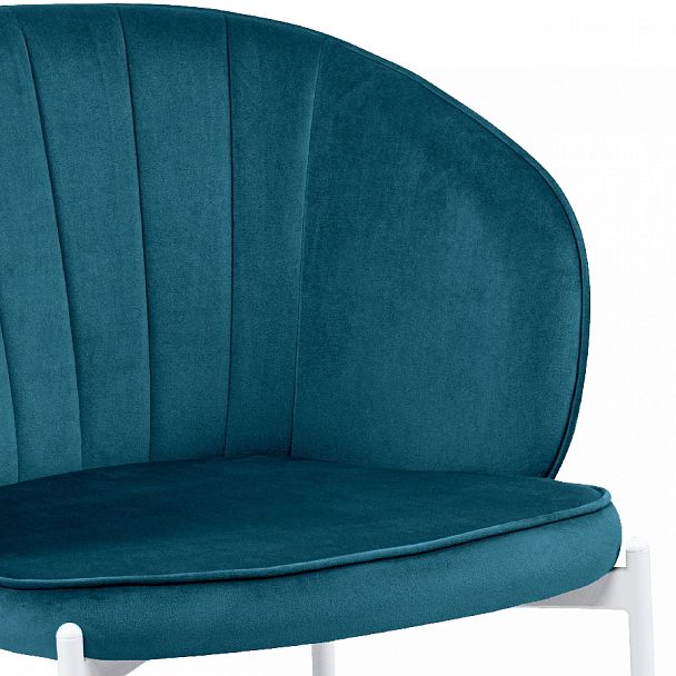 Комплект кухонных стульев Миэль изумрудный велюр/белый, 2 шт. - Вид 8