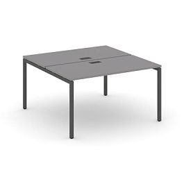 Стайл Проджект Рабочая станция двухсторонняя SN-4P.DRS-022 Серый Пепел/Металл Антрацит 1180*1632*750 - Фото предпросмотра